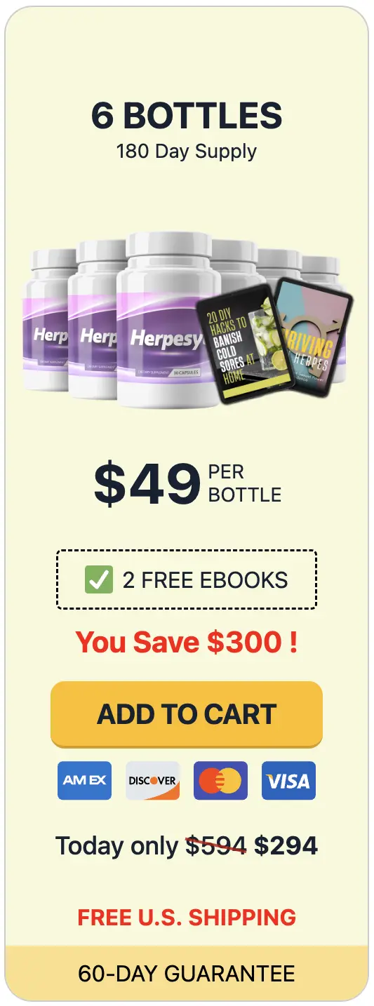 Herpesyl Buy Six Bottles